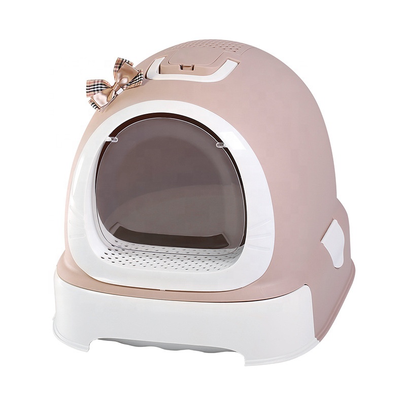 Cat Litter Box Fully Enclosed Splash-Proof Cat Litter Box Cat Toilet